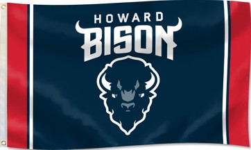 thumbnail image 2 of Howard Bison 3x5 Foot College Flag - Large New Logo University Banner 2 of 11
