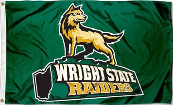 Wright State Raiders Garden Flag - 13x18 Inch Double Sided College Flag
