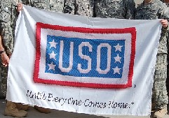 [United Service Organizations flag]