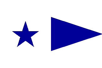 [Flag of Atlantic City Yacht Club / Seaside Yacht Club, New Jersey]