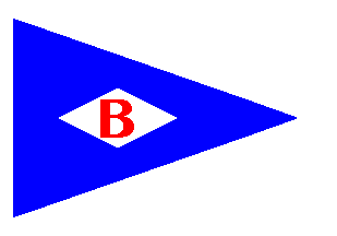 [Flag of Bayswater Yacht Club, New Jersey]