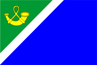 Flag of Lovcice, Czechia