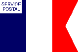 postal flag of France