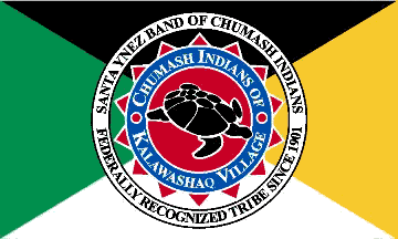 [flag of the Santa Ynez Band of Chumash Indians - California]