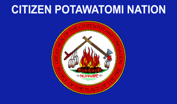 [Citizen Potawatomi - Oklahoma flag]