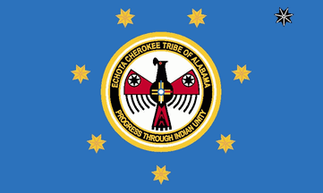 [Echota Cherokee Tribe - Alabama flag]