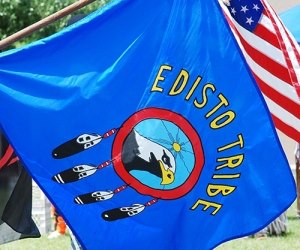 [Edisto Tribe, South Carolina flag]