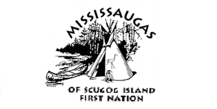 [Mississaugas of Scugog Island First Nation, Ontario flag]
