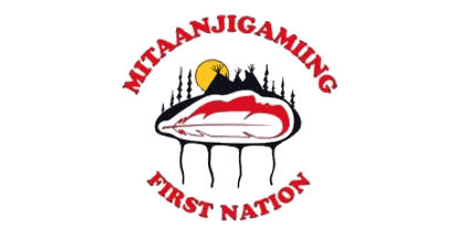 [Mitaanjigamiing First Nation, Ontario flag]