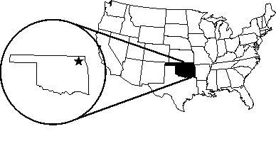 [Modoc of Oklahoma - Oklahoma map]