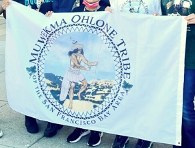 [Muwekma Ohlone Tribe of the San Francisco Bay Area, California flag]