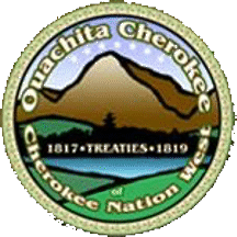 [Ouachita Cherokee of Cherokee Nation West, Arkansas seal]