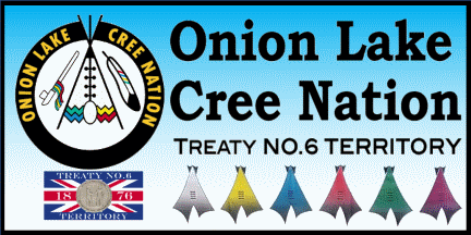 [Onion Lake Cree Nation, Saskatchewan flag]