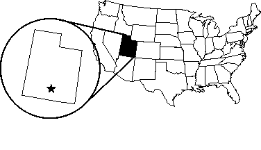 [Paiute of Utah map]