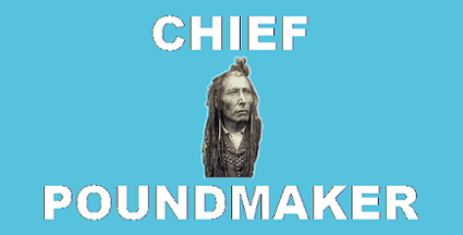 [Poundmaker Cree Nation, Saskatchewan flag]