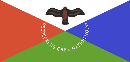 [Peepeekisis Cree Nation flag]