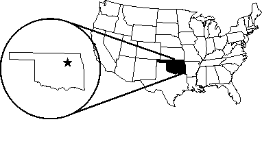 [Sac & Fox of Oklahoma - Oklahoma map]