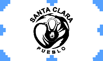 [Santa Clara Pueblo - New Mexico flag]