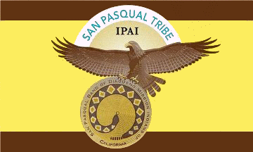 [San Pasqual Band of Diegueno Mission Indians flag]