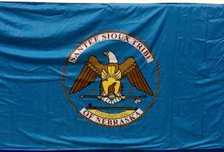 [Santee Sioux of Nebraska flag]