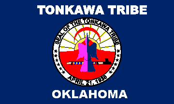[Tonkawa - Oklahoma flag]