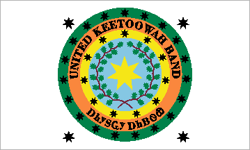 [United Keetoowah Band of Cherokee - Oklahoma flag]