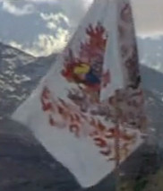 [Panden Lhamo flag photograph]