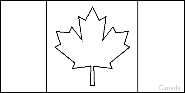 Colouring Book of Flags Canada cbk ca