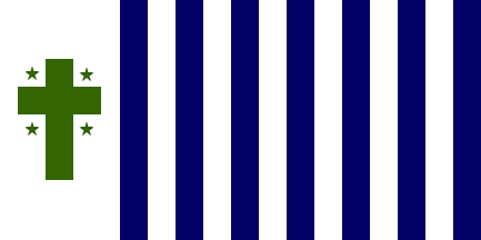 Clay Moss Personal Flag blue